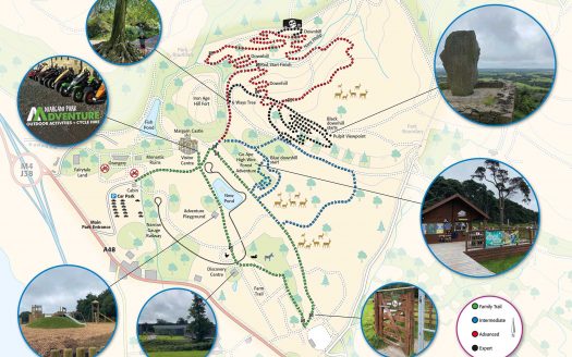 *Margam Park trail map