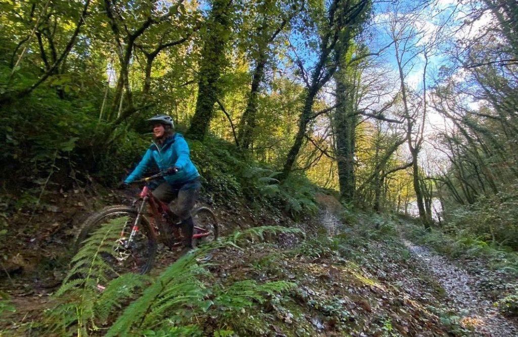 Mountain Bike Trail at Llwys y Fran